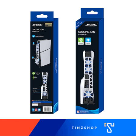 พัดลมระบายความร้อน DOBE TP5-3538 สำหรับ PLAYSTATION 5 SLIM สีขาว_1